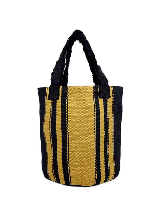 yellow  cotton tote