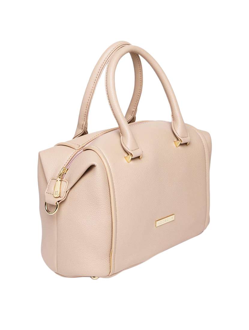 pink leatherette handbag - 13128210 - Standard Image - 4