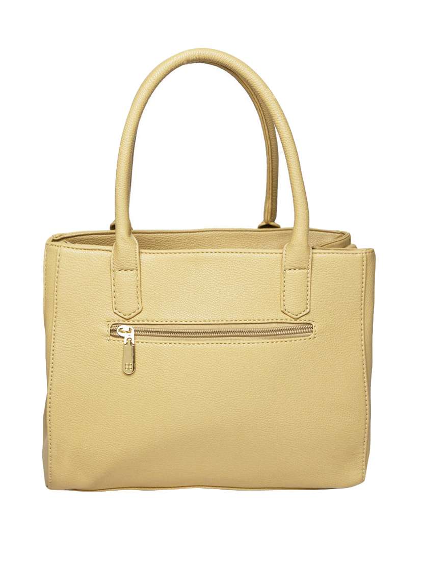 beige leatherette handbag - 13128212 - Standard Image - 1