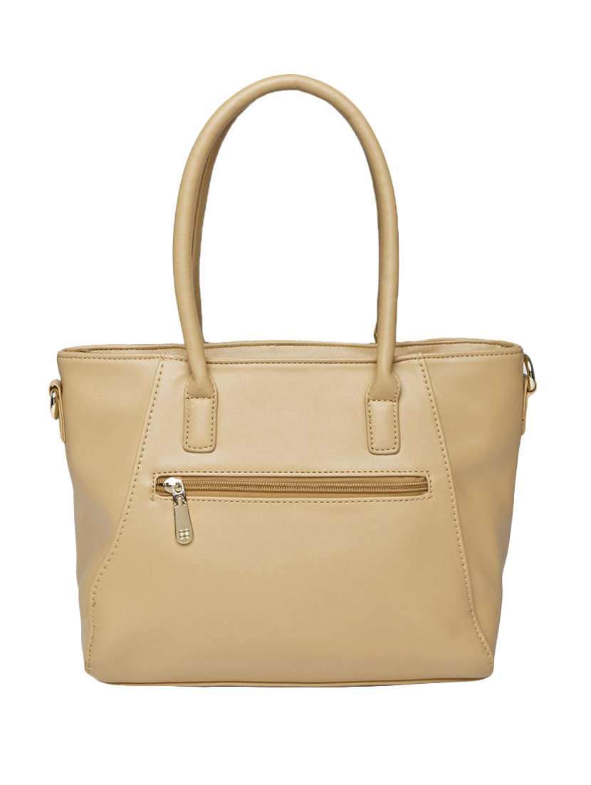 beige leatherette handbag - 13128221 -  Standard Image - 1