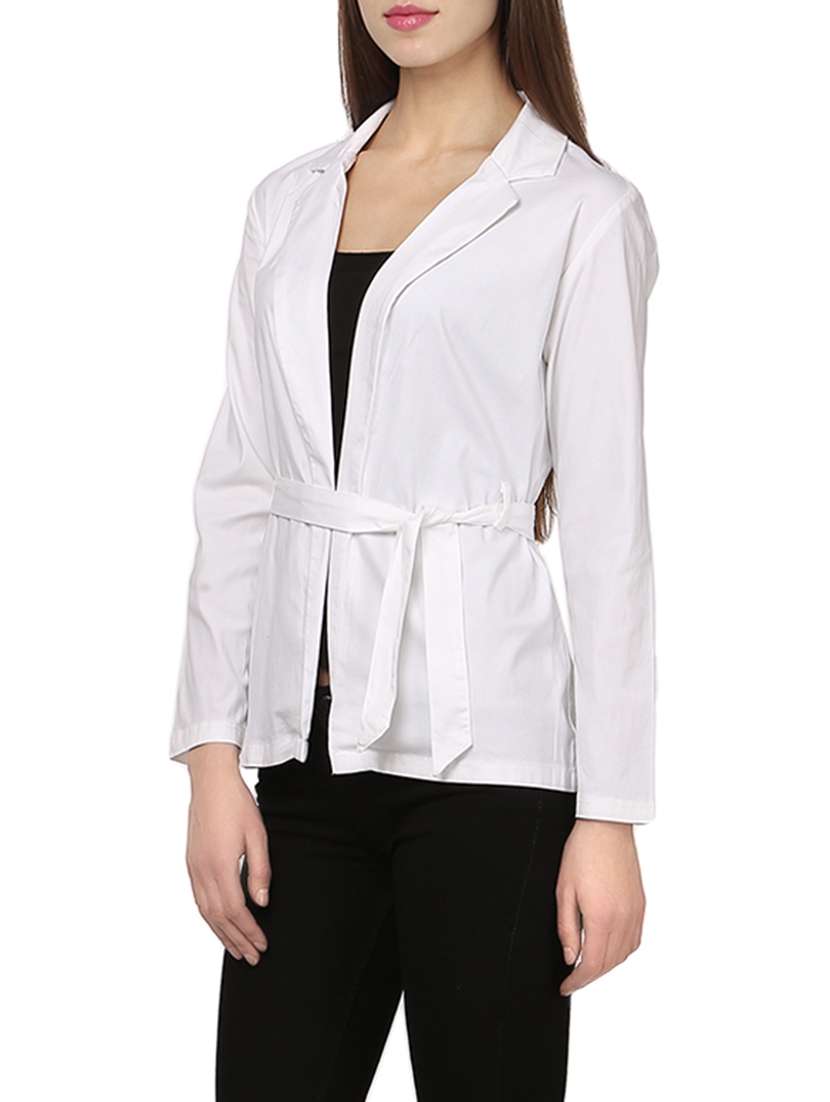 white cotton casual blazer - 13151346 -  Standard Image - 1