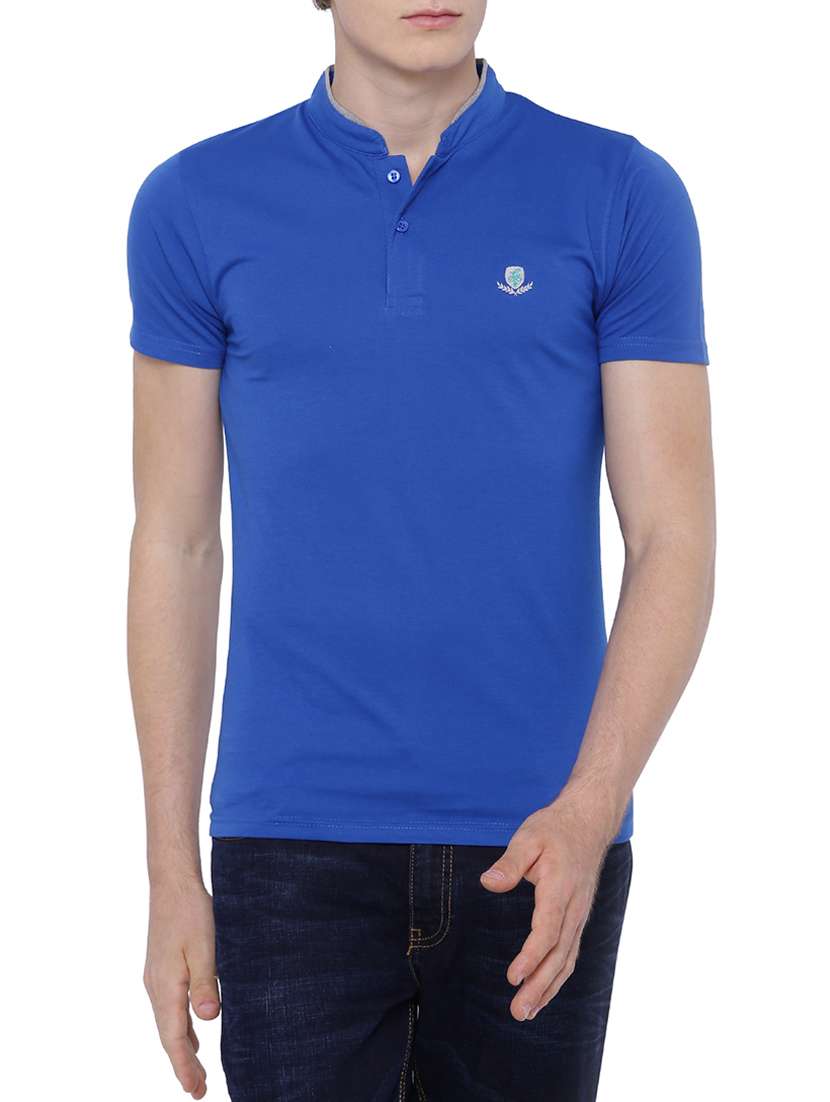 blue cotton tshirt