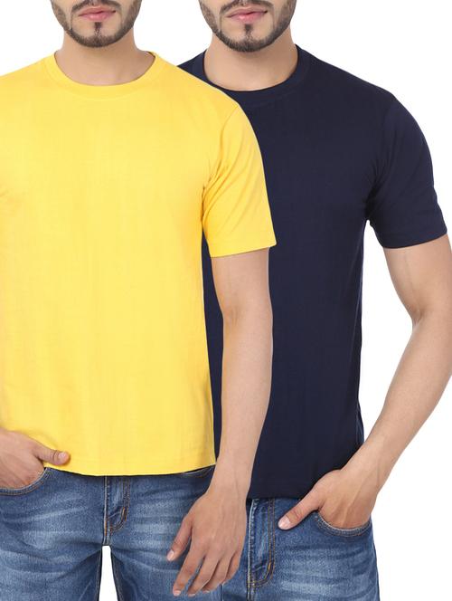 multi colored set of 2 cotton t-shirt - 13155448 - Standard Image - 0