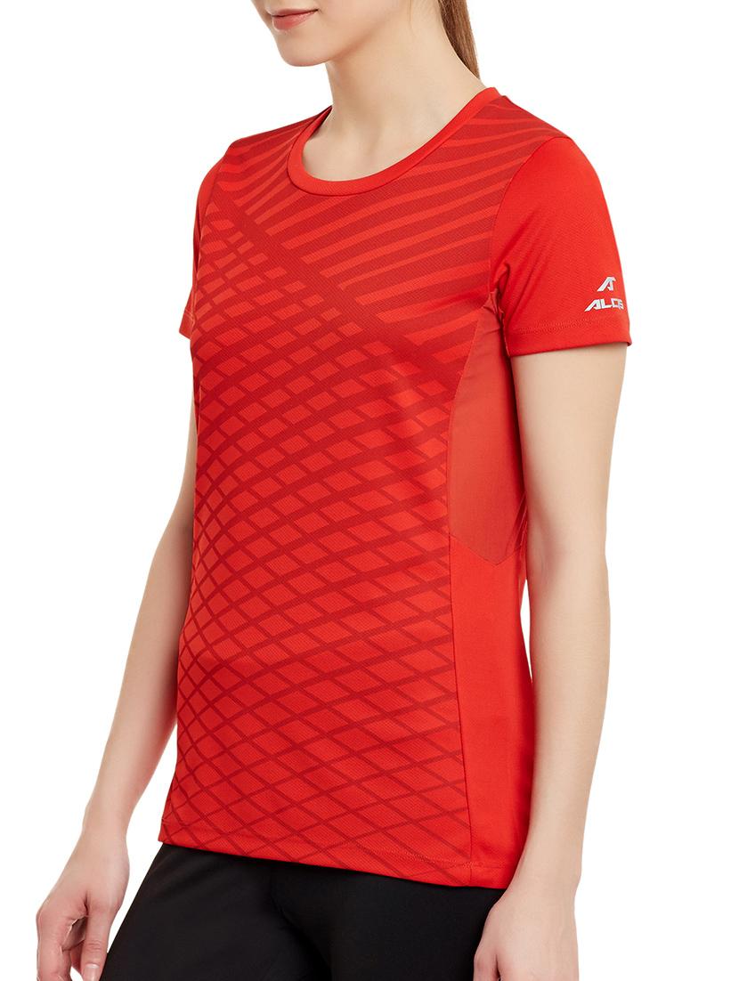 red polyester regular tshirt - 13158068 - Standard Image - 1