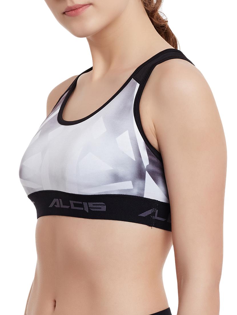 grey sports bra - 13160919 -  Standard Image - 1