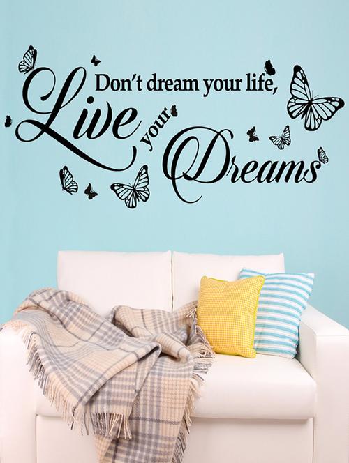 wall sticker (live your dreem,wall covering area 29 x 11 inch) - 13165030 - Standard Image - 0