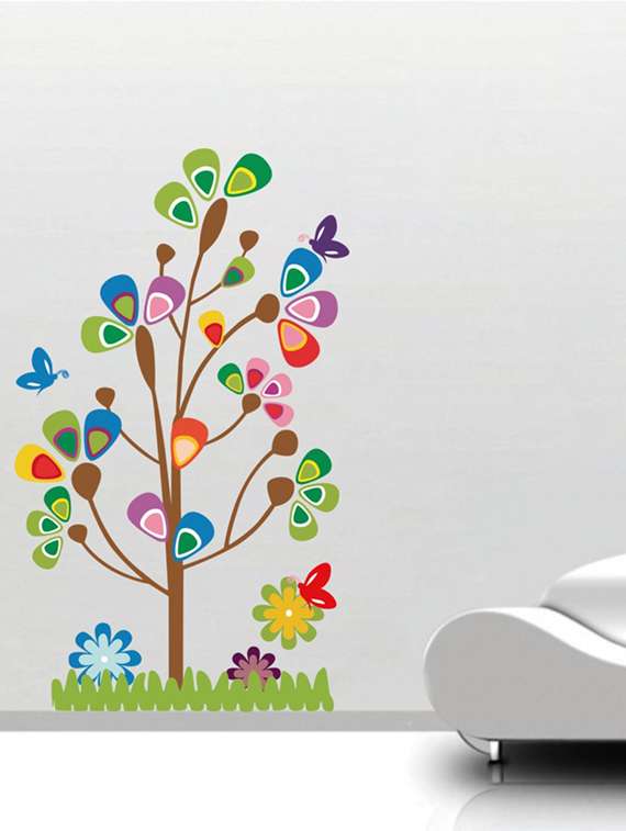 wall sticker (new design tree,wall covering area  40 x 24 inch)