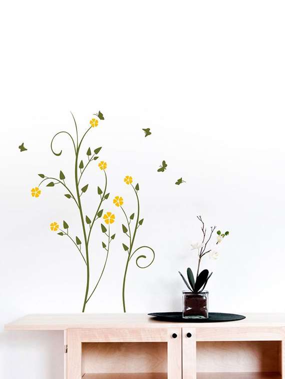 wall sticker (sell fragrance,wall covering area  44 x 17 inch)