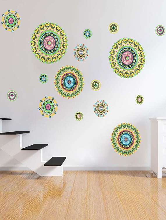 wall sticker (tika large,wall covering area  45 x 35 inch)