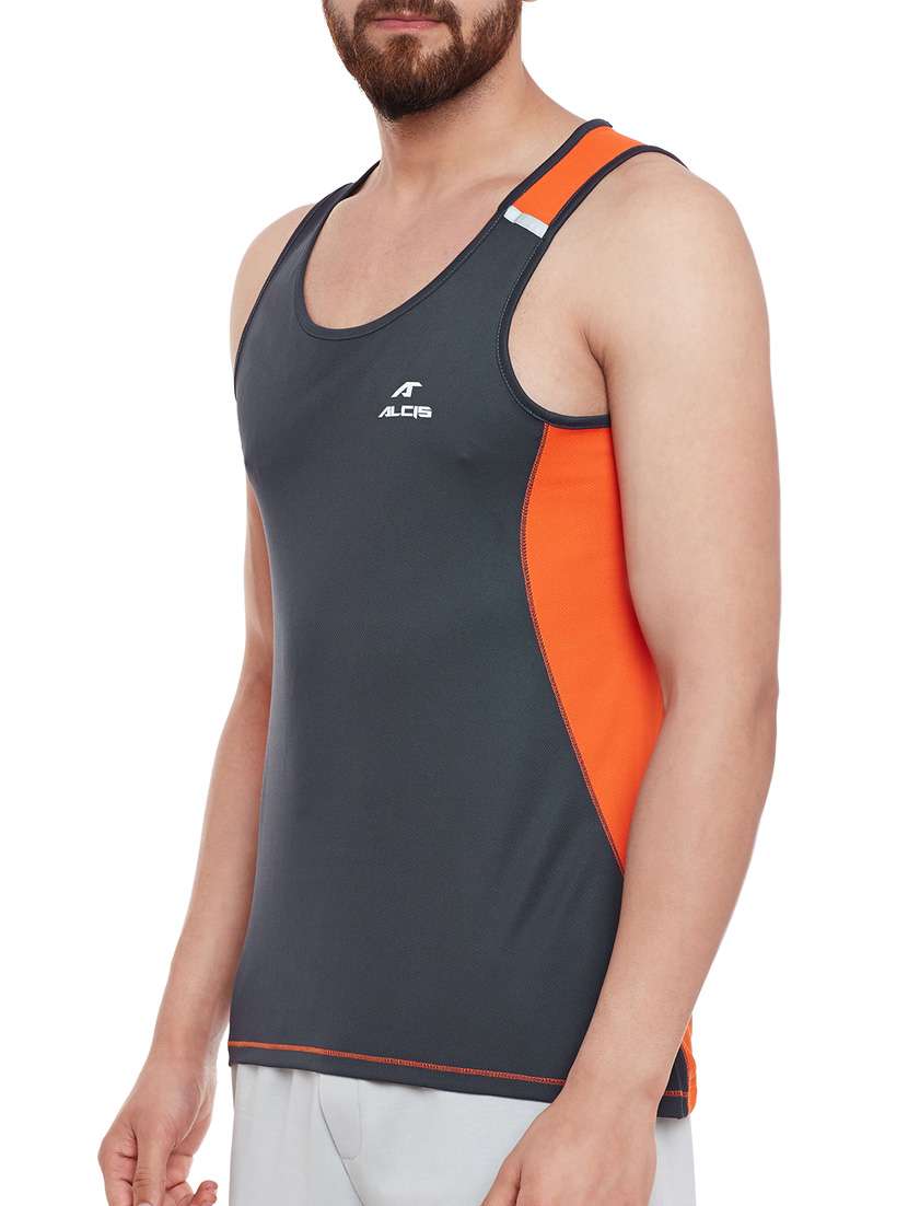 Grey Polyester Vest - 13185474 -  Standard Image - 1