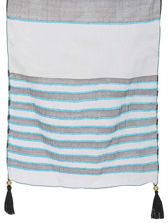 light blue polyester scarf - 13194182 -  Standard Image - 1