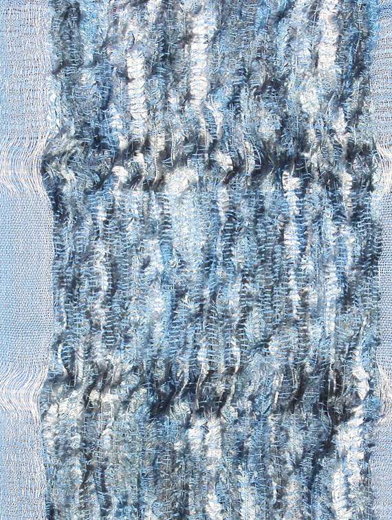 light blue viscose scarf - 13194210 - Standard Image - 1