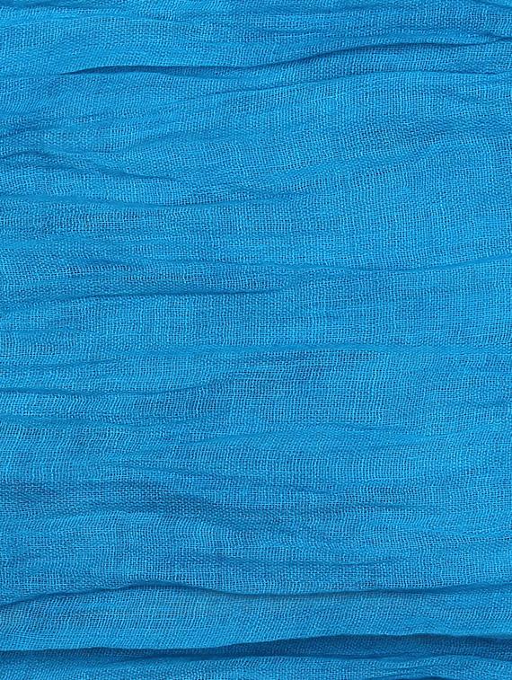 light blue cotton scarf - 13194217 - Standard Image - 1