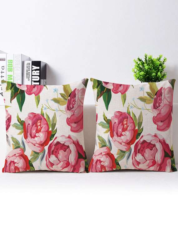 set of 2 vitange collection living room cushion cover