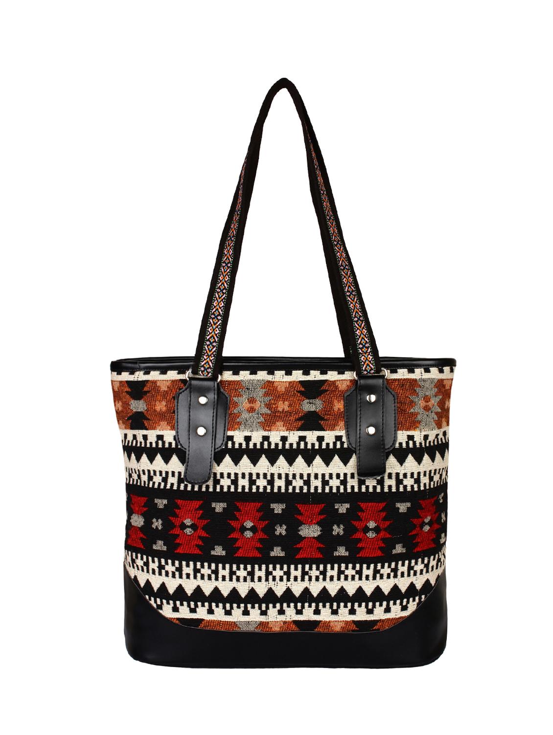 multi colored cotton regular tote - 13215737 -  Zoom Image - 0