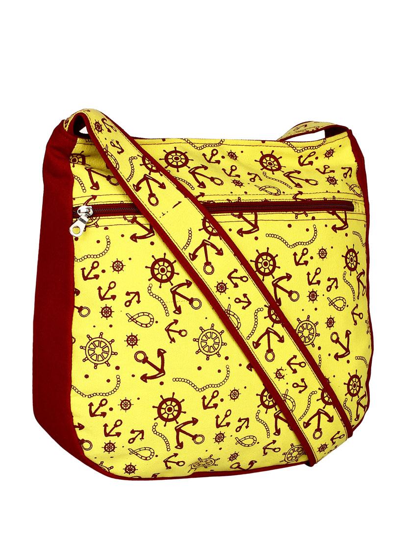 yellow canvas sling bag - 13215740 - Standard Image - 4