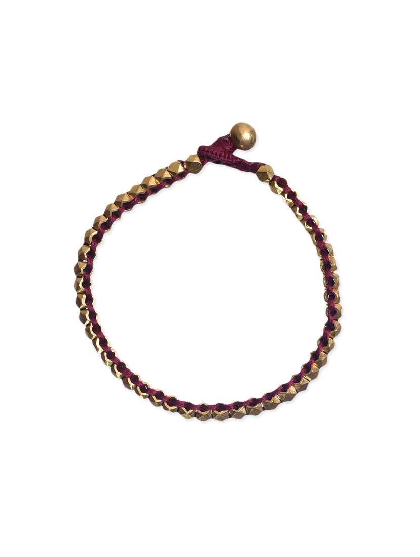 pink brass bangle  bracelet