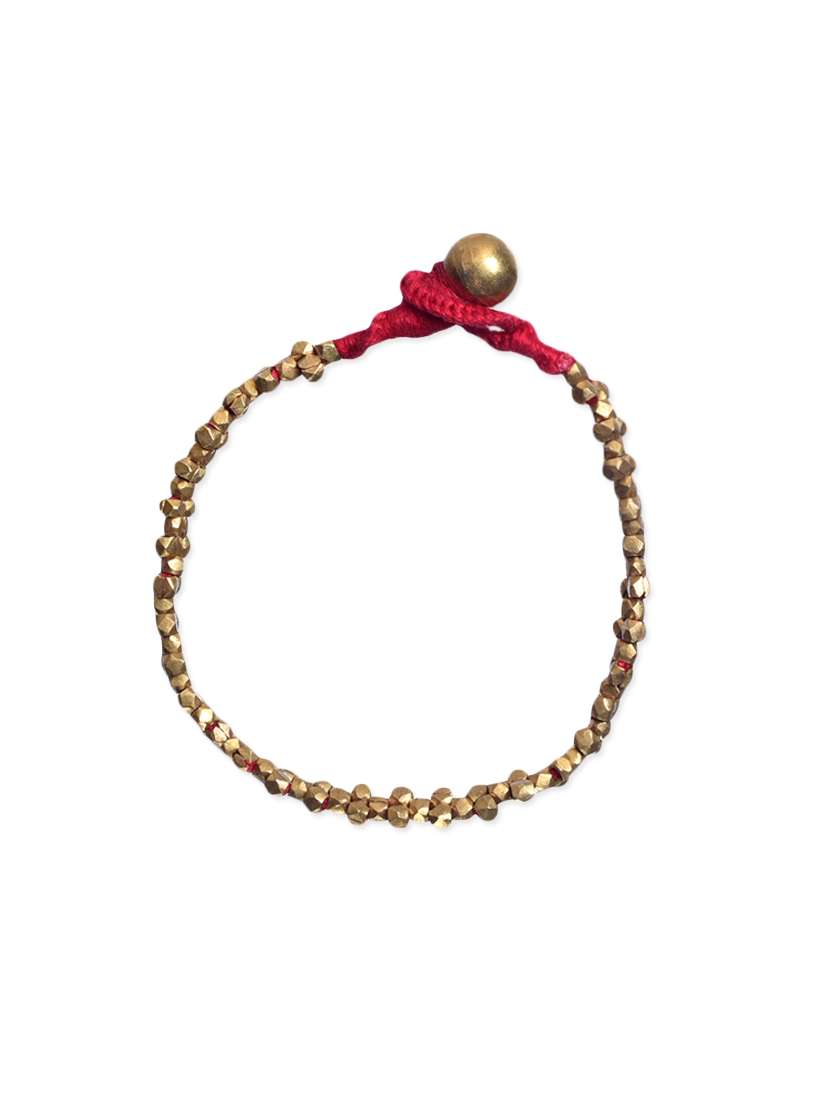 dhokra pink bracelet