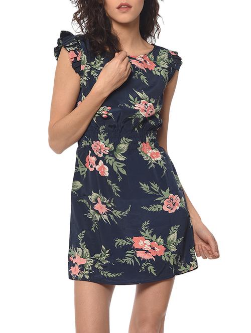 women's fit & flare floral dress - 13237573 - Standard Image - 0