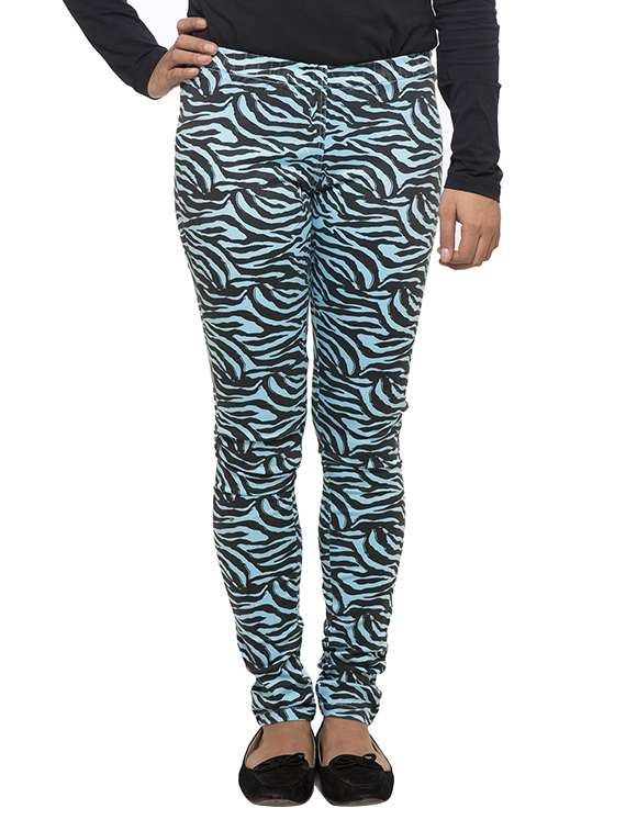 light blue cotton jegging