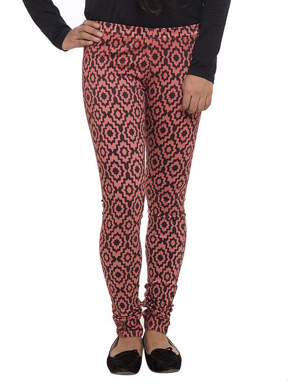 pink cotton jegging
