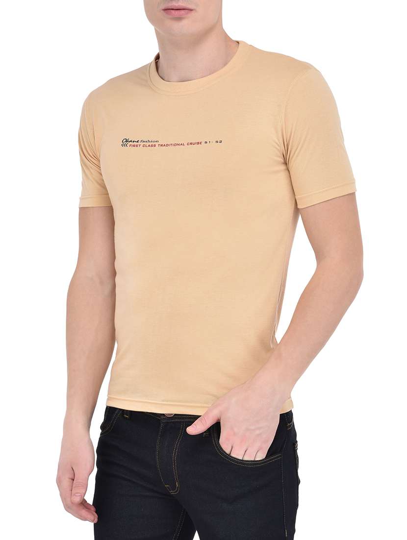 beige cotton tshirt - 13253750 -  Standard Image - 1