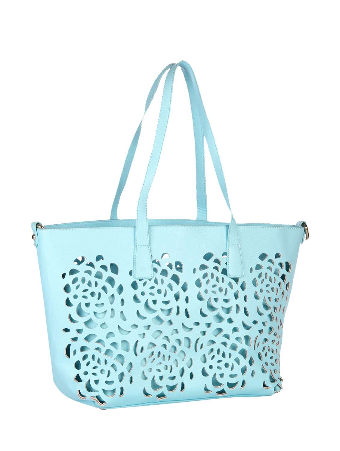 blue leatherette  handbag - 13253801 -  Standard Image - 1