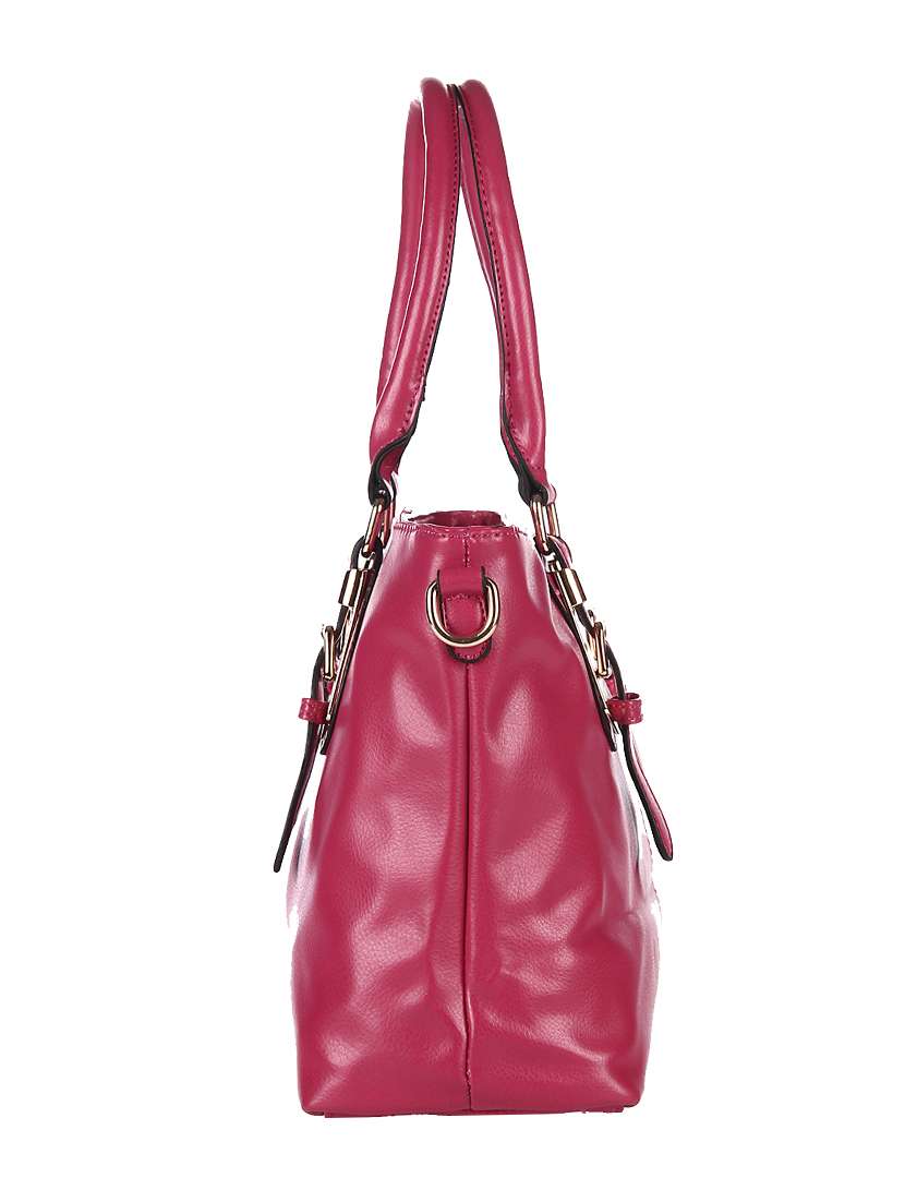 pink leatherette  handbag - 13253811 -  Standard Image - 4