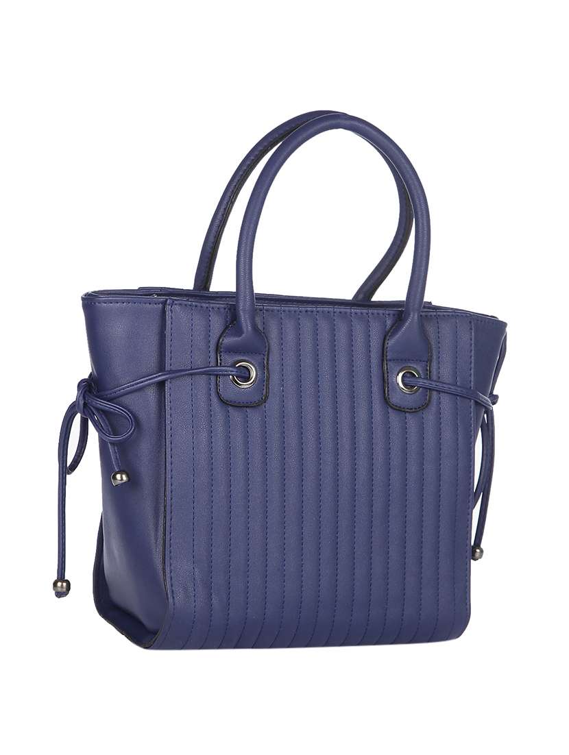 blue leatherette  handbag - 13253818 -  Standard Image - 1