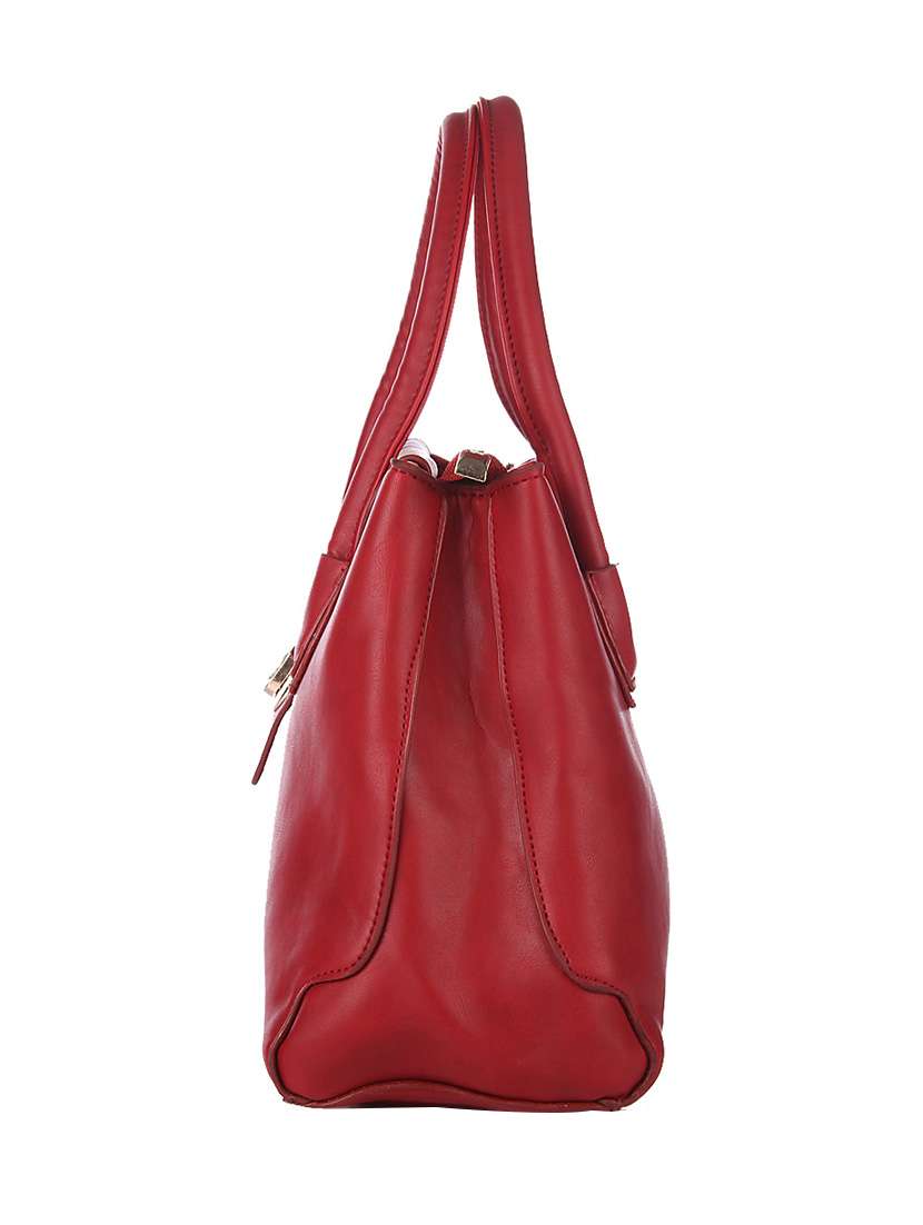 red leatherette  handbag - 13253829 -  Standard Image - 4