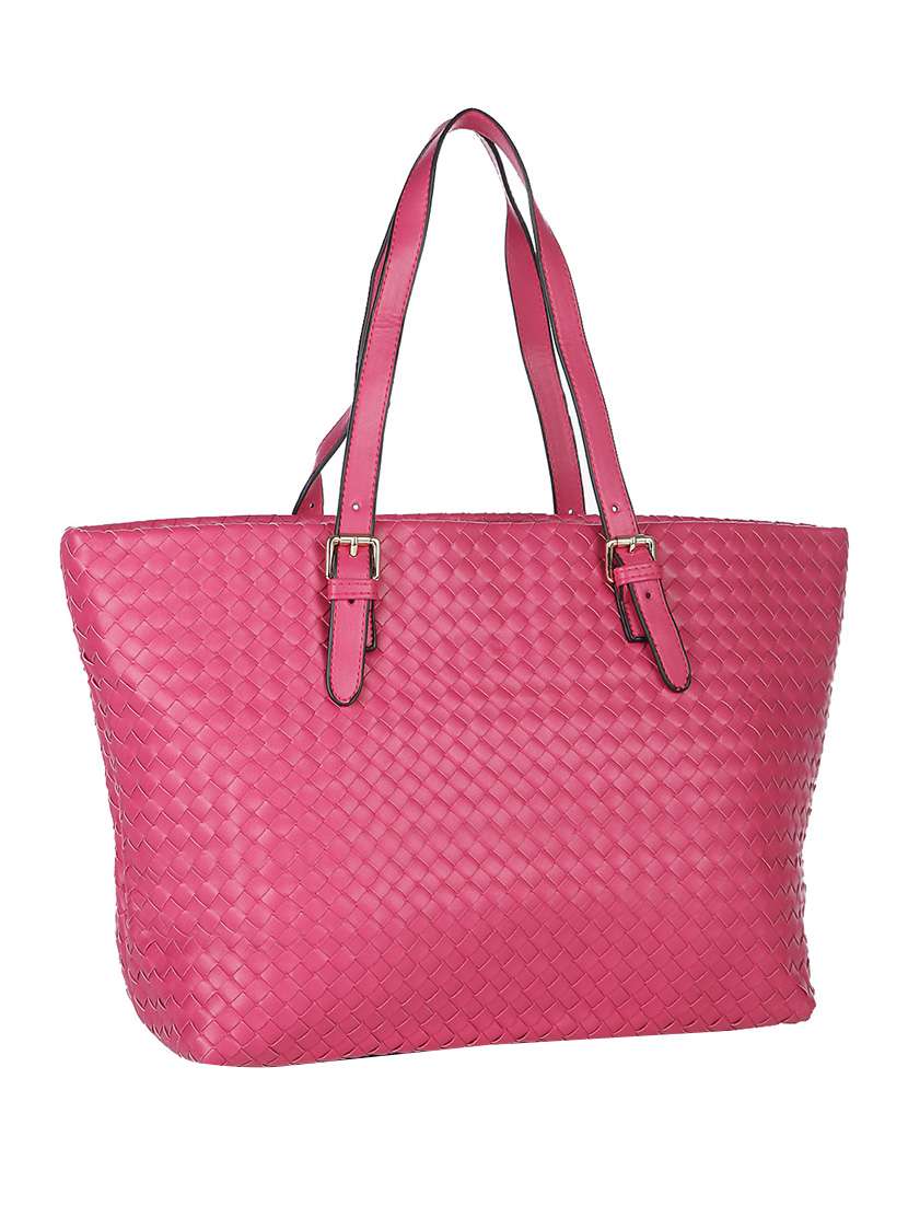 pink leatherette  handbag