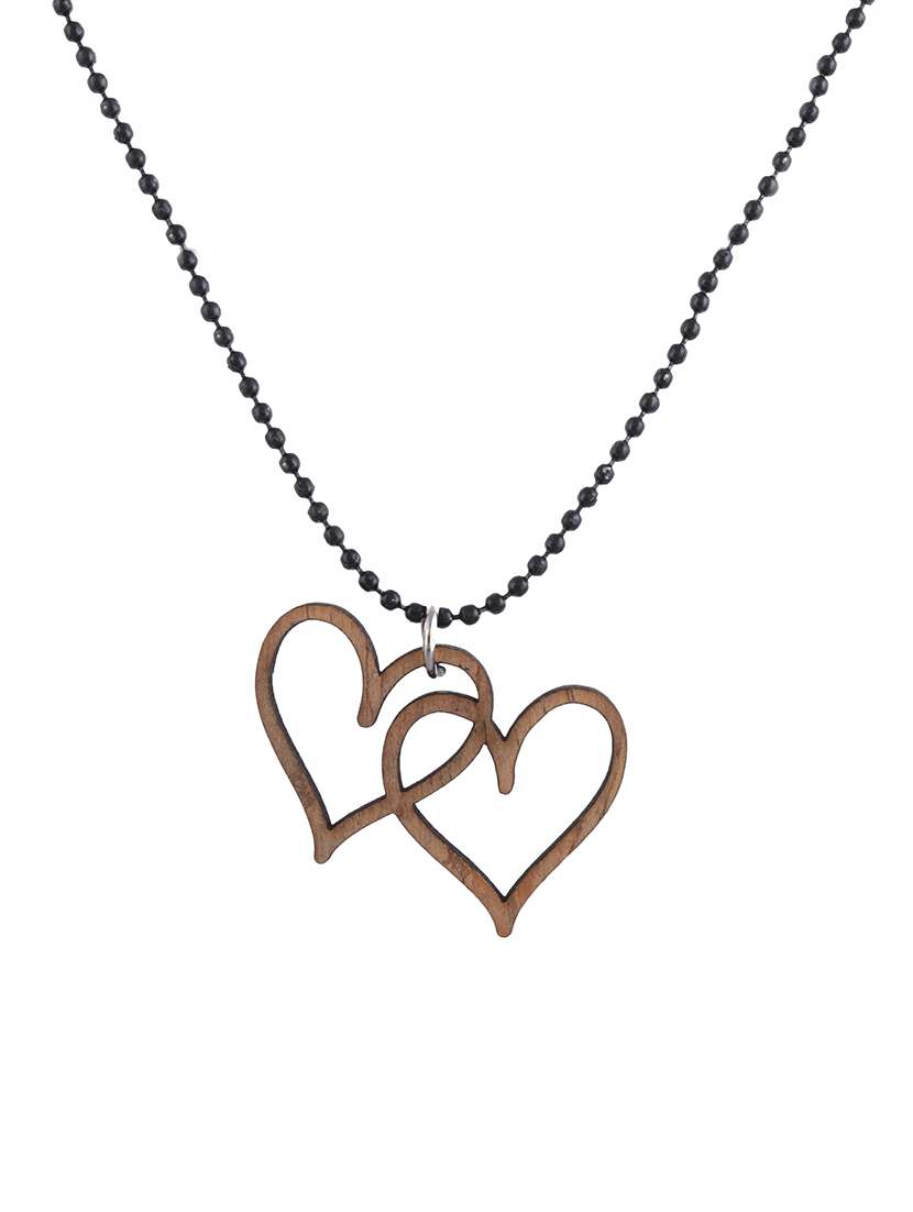 brown wood pendant