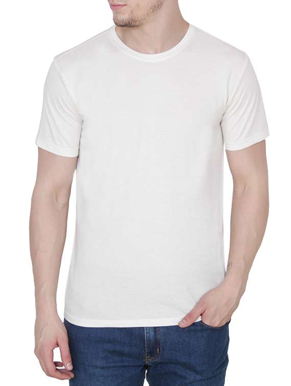 white cotton tshirt