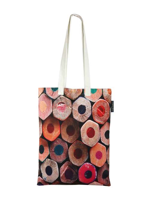 multi colored polyester tote - 13256260 -  Standard Image - 0