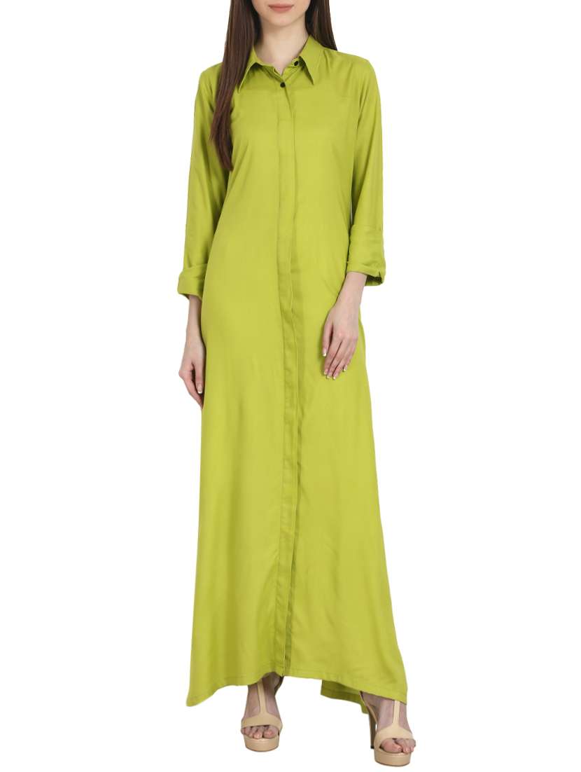 lima plain straight long kurta