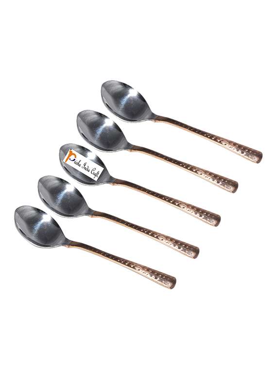 set of 12 copper table spoon