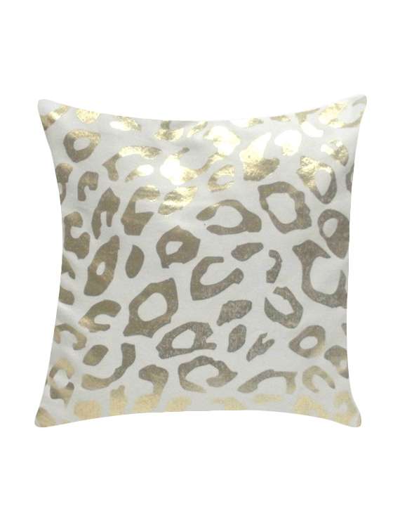 ambbi collection printed cushion cover with foil print animal texture - 13271222 - Zoom Image - 0