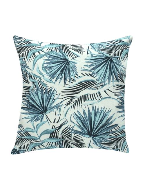 ambbi collection printed cotton cushion cover with tropical leafs - 13271272 -  Standard Image - 0