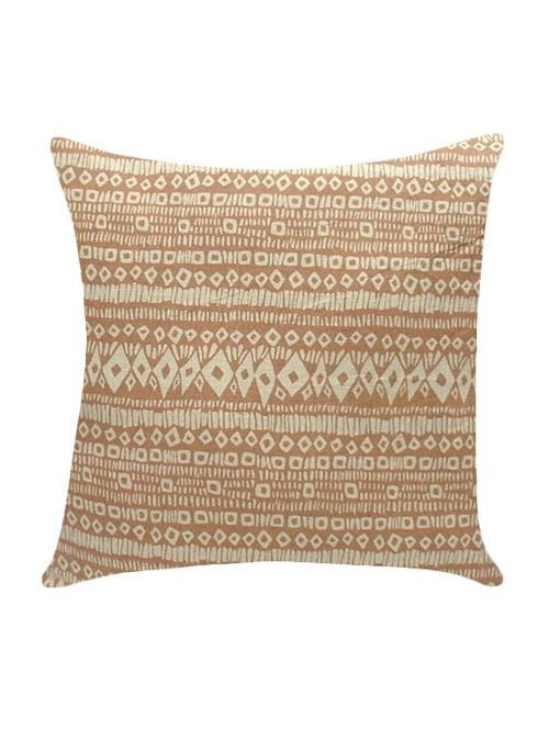 ambbi collection printed linen cushion cover with ethnic chic print - 13271284 -  Standard Image - 0