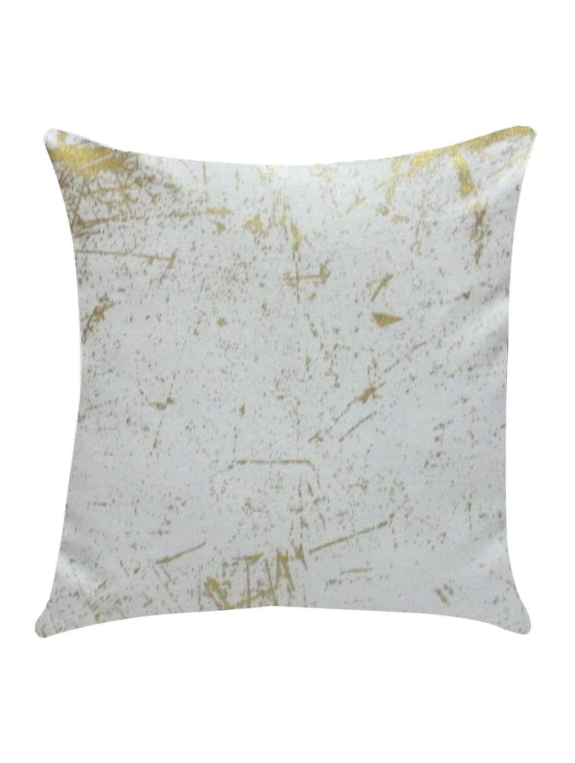 ambbi collection printed cotton cushion cover with abstract golden print - 13271288 -  Zoom Image - 0