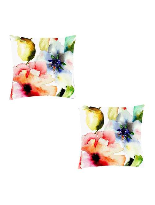 digitally printed watercolour floral design set of two - 13285138 - Standard Image - 0