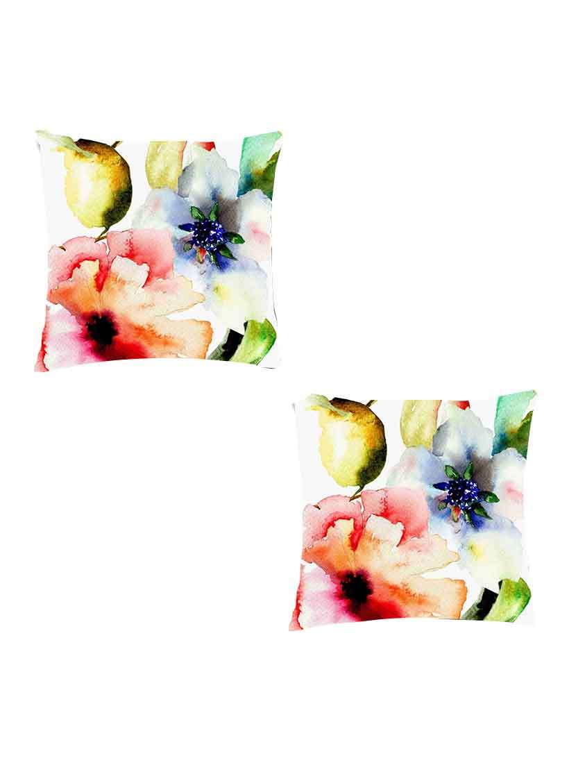 digitally printed watercolour floral design set of two - 13285138 - Zoom Image - 0