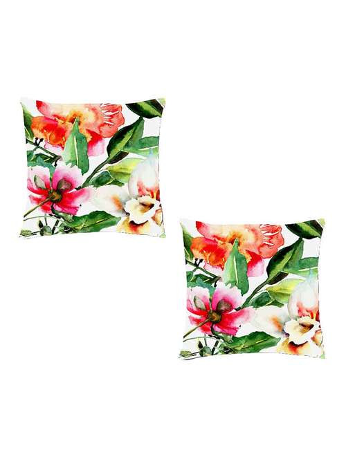 digitally printed watercolour floral design set of two - 13285149 - Standard Image - 0