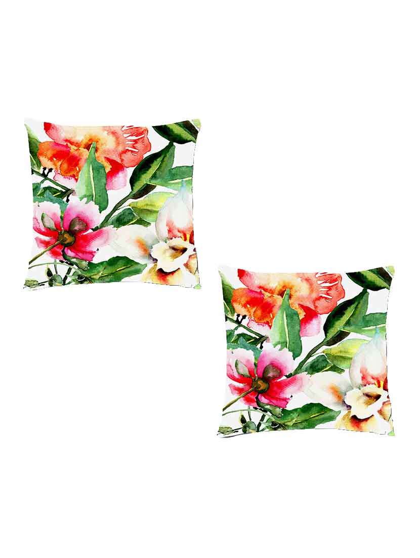 digitally printed watercolour floral design set of two - 13285149 - Zoom Image - 0