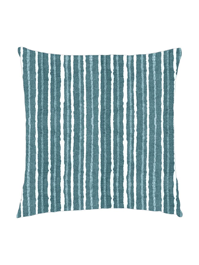 digitally printed cushion cover of dyed green stripe look - 13285724 - Zoom Image - 0