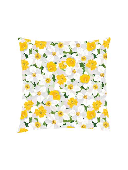 digital printed cushion cover with daisy floral pattern - 13285854 - Standard Image - 0