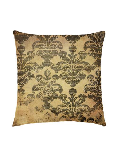 digitally printed distorted traditional design satin cushion cover - 13285915 -  Standard Image - 0