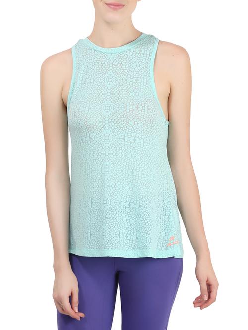 green printed tank top - 13286790 - Standard Image - 0