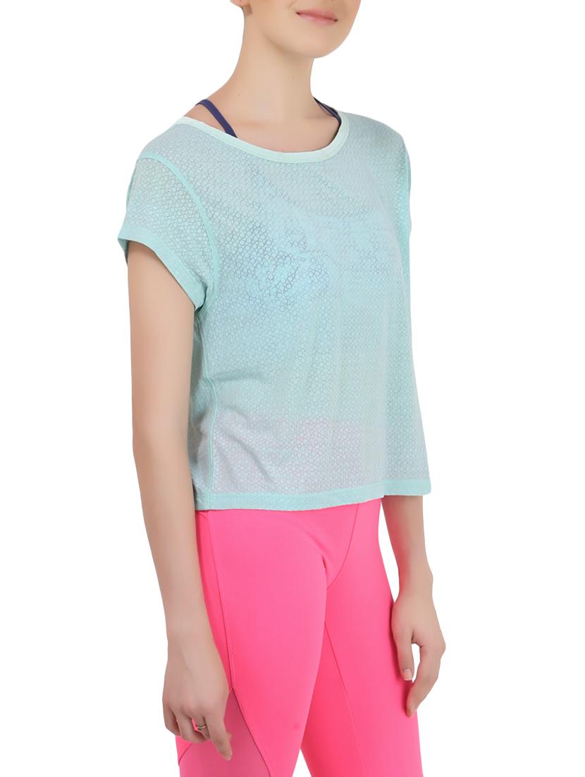 green cotton regular top - 13286795 -  Standard Image - 1