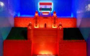 Buy Thermocol Red Fort Decoration For Unisex From Dhaval For